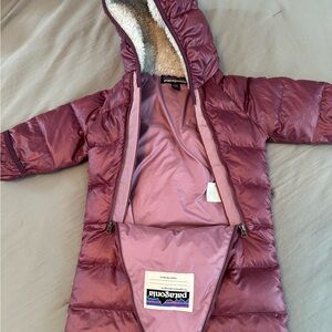Patagonia baby bunting snow suit 3-6 mo